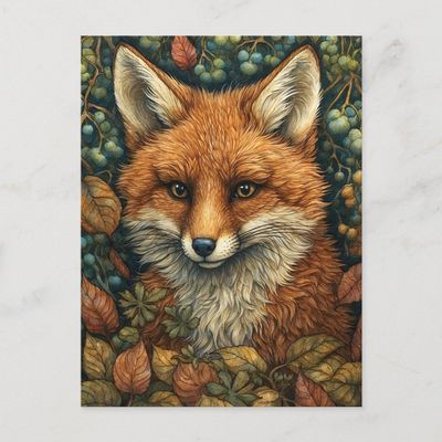 fox_in_dreamy_and_whimsical_autumn_forest_holiday_postcard-rba96d3b4bc0a47098bec81af007cf989_qdey1_1024