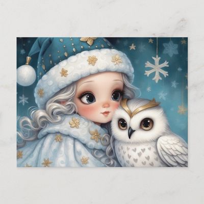 little_girl_is_hugging_a_white_owl_holiday_postcard-red646512c80242f6b12cbd2c0a075006_qdey1_1024