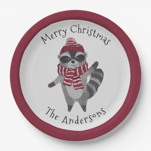 cute_grey_and_red_watercolor_christmas_raccoon_paper_plates-r6bbafcd5c7e644a1872f113c7661c99e_zkbhg_1024.jpeg