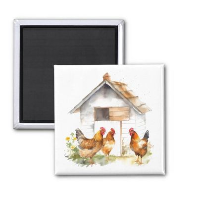 Rooster Refrigerator Magnet
