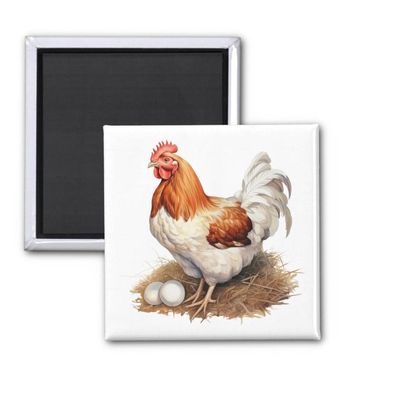 Rooster Refrigerator Magnet