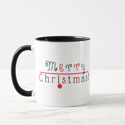 Merry Christmas and Hanging Ornament Mug