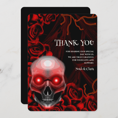 Thank you card creepy halloween gothic skull.png