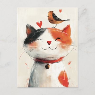 cute_cat_and_bird_friends_postcard-r2ea3bc10332e4dbbbc99be26529eb1ec_qdey1_1024