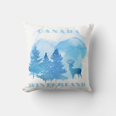 Canada Winterland throw pillow