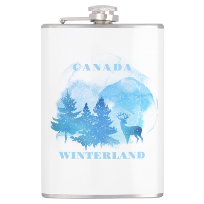 Canada Winterland flask