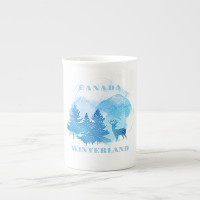 Canada Winterland bone china mug