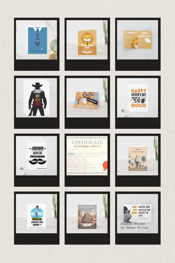 Our Father's Day Greetings Card Collection