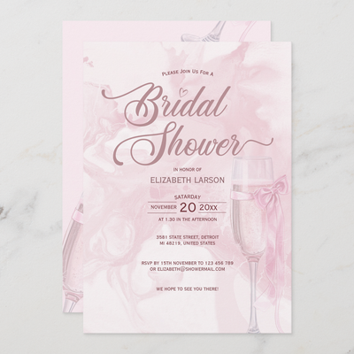 Zazzle Cheers To Love Wine Glasses Bow Tie Bridal Shower Invitation (Front_Back).png