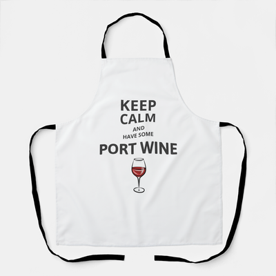 Zazzle Keep Calm and have some Port Wine Apron (Front).png