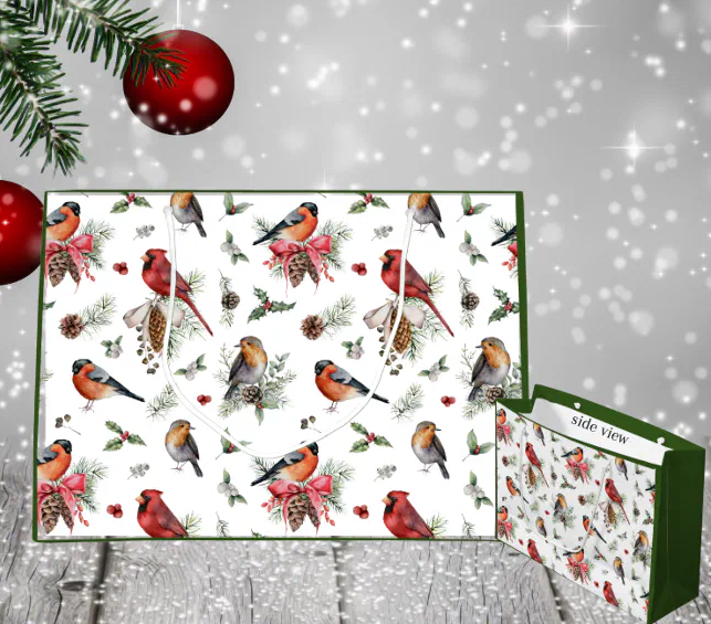 Watercolor Birds Christmas Gift Bag.png