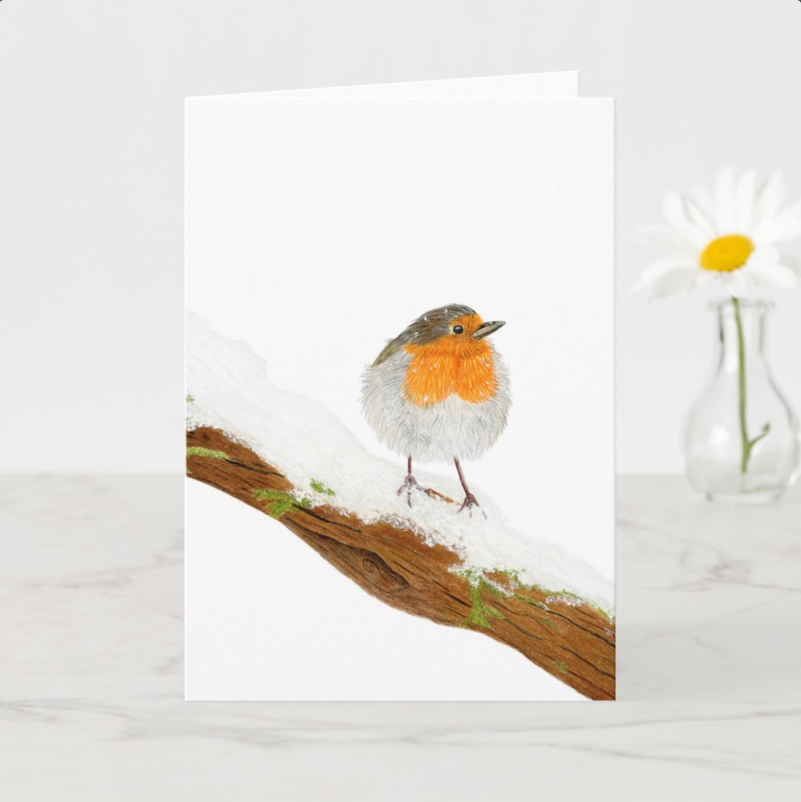 Robin Christmas Card