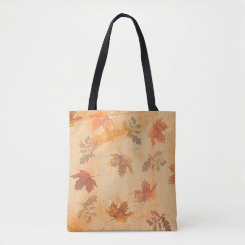 Autumn Leaves on Grunge Background