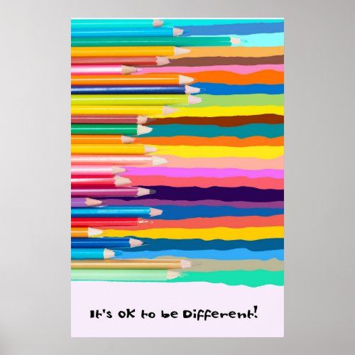 it's ok to be different poster