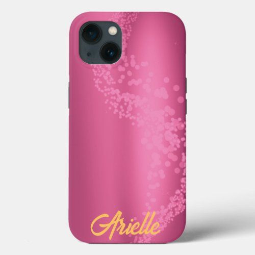 raspberry rose gradient bokeh wave
