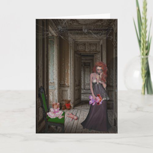 A doll's house card (probably my creepiest)