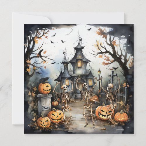 halloween dance invitation