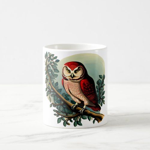 vintage looking cartoon owl illustration