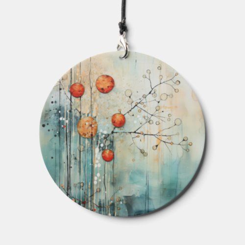 winter rainfall with branches