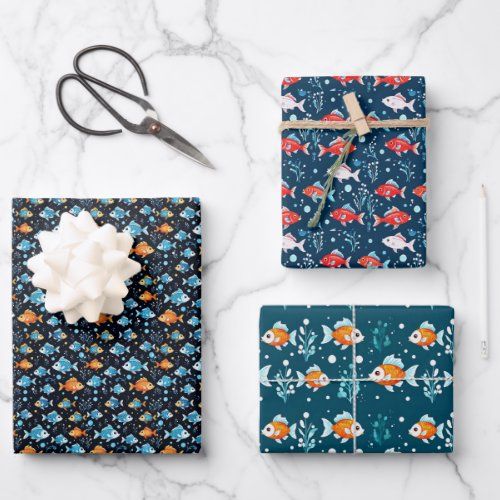 Cute Fish Wrapping Paper