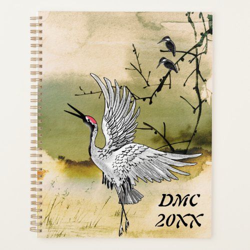Dancing Crane & Kingfishers plannter
