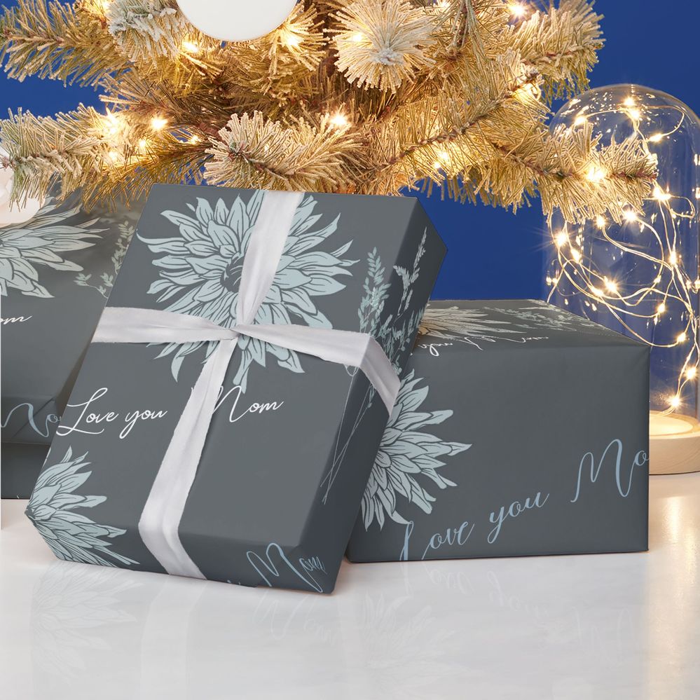Zazzle Custom quote Typography gift Wrapping Paper (Holidays).jpg