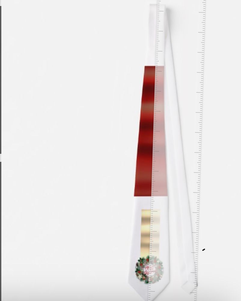 Rule to show the deviation of the tie axis from the vertical. ( difference is several degrees)