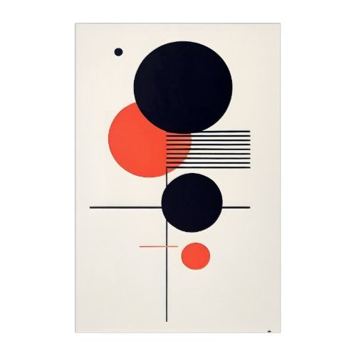 red black and white abstract