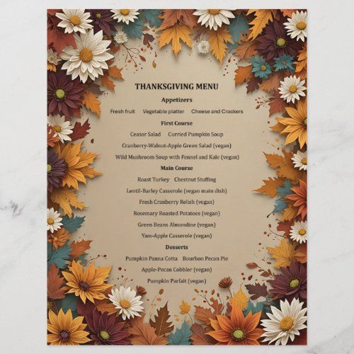beautiful fall flowers & leaves