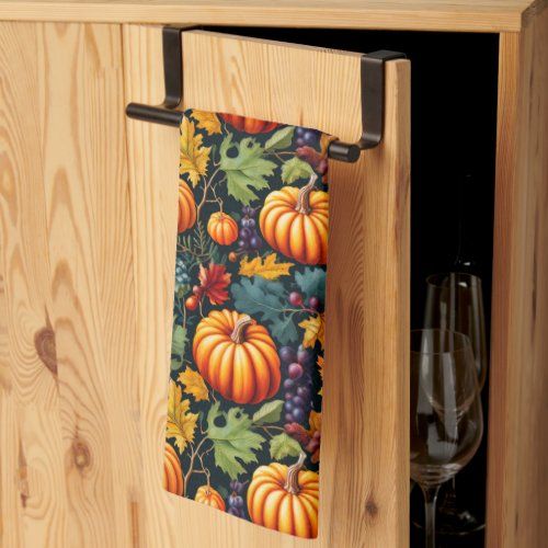 Big and Little Pumpkins kitchen towels