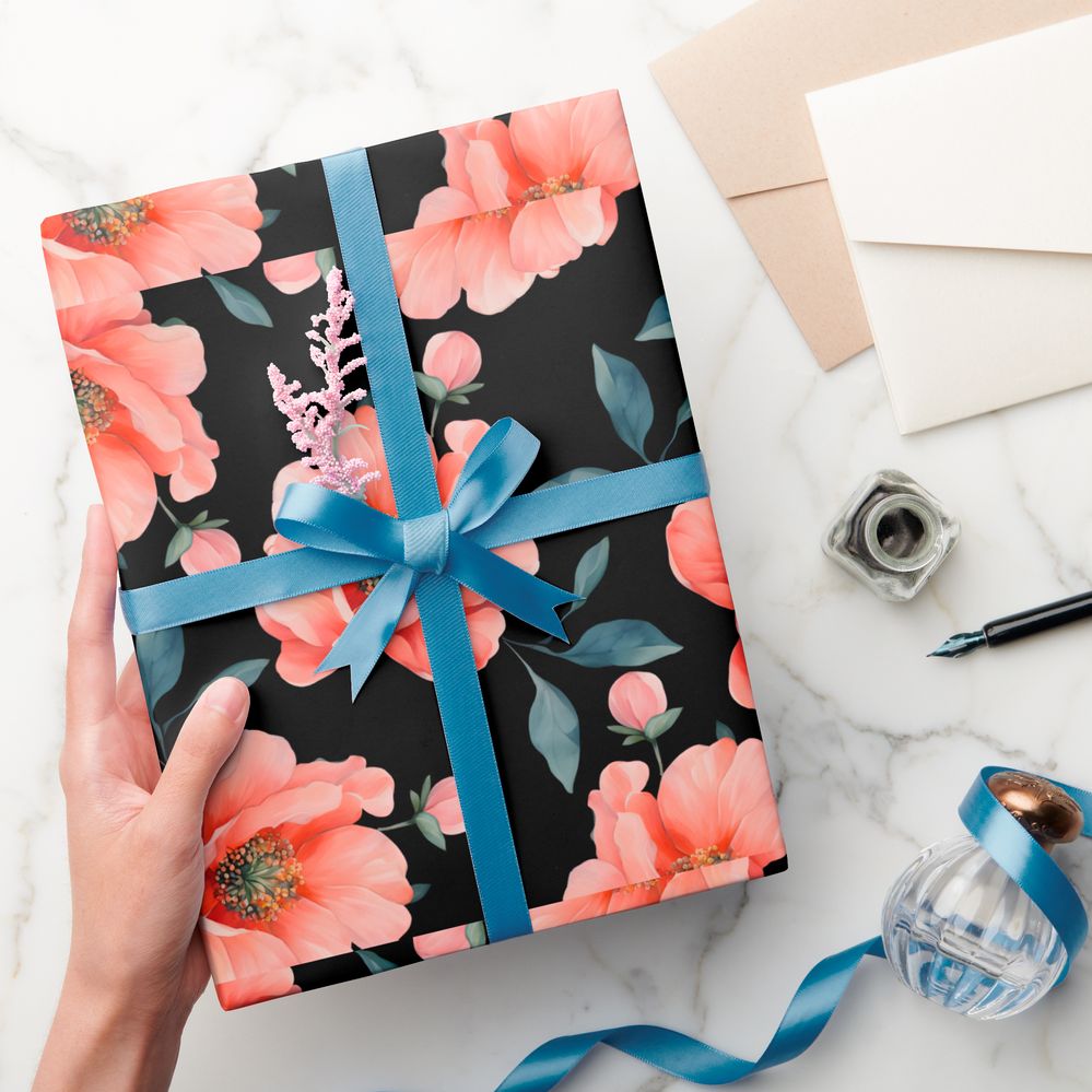 Zazzle-Flowers-on-black-Wrapping-Paper-(Gifting).jpg