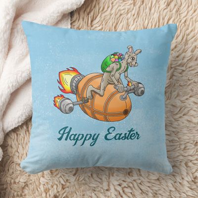 Rocket Bunny Throw Pillow.jpg