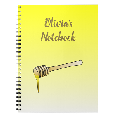 Zazzle Honey Dipper Notebook (Front).png