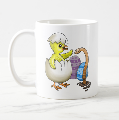 Zazzle Hatched Easter Chicken Coffee Mug (Left).png