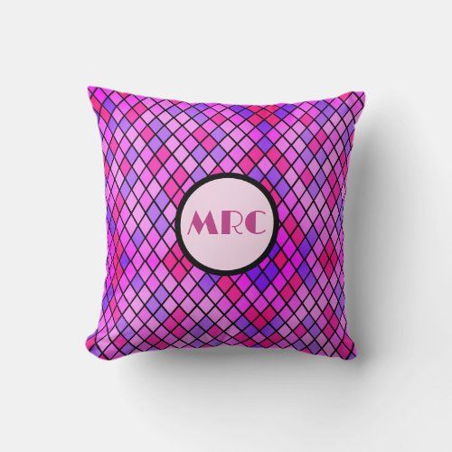 Jeweltone Diamonds throw pillow