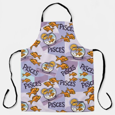 Pisces zodiac apron.png