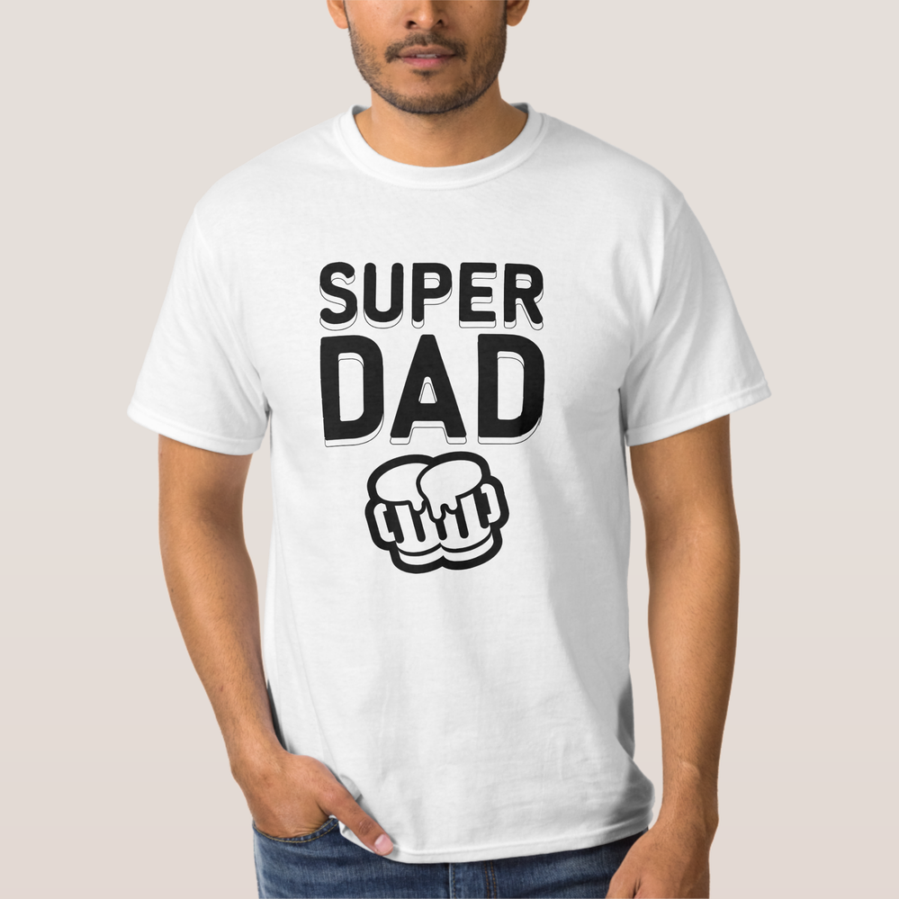 Zazzle SUPER DAD T-Shirt (Front).png