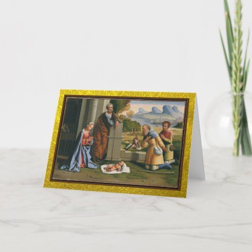 Adoration of the Shepherds Christmas card