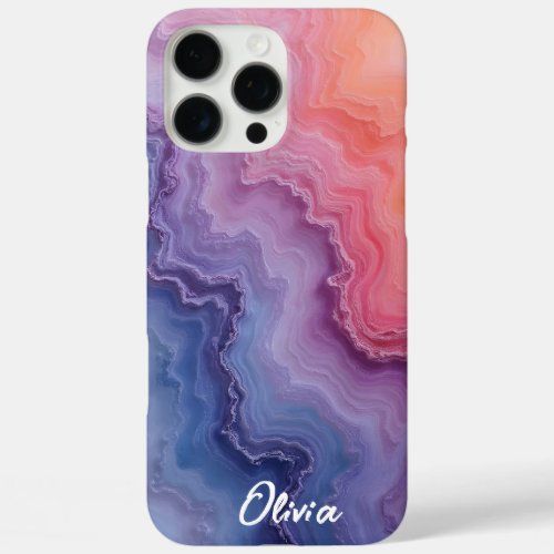Agate Texture in Sunrise Colors