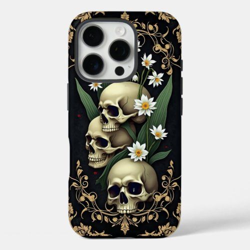 Victorian Gothic with Skulls