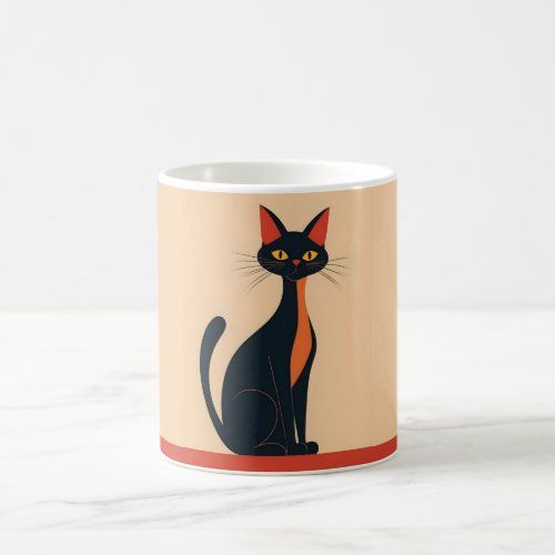 Pop Art Black Cat mug