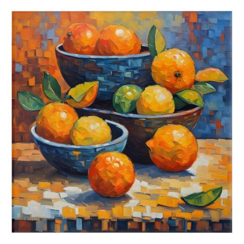 Bowls of Fruit acrylic print