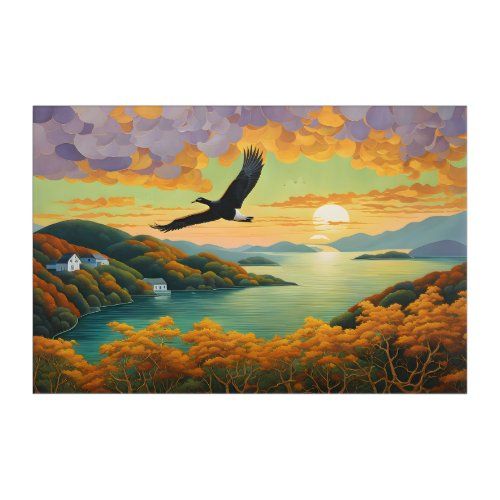 Flying Home acrylic print