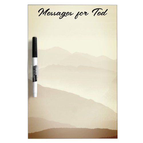 Sepia Toned Mountain Landscape