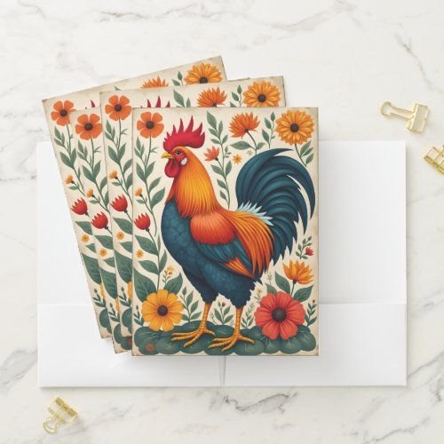 Folk Art Rooster