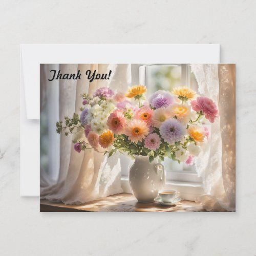 Bouquet and Teacup Morning
