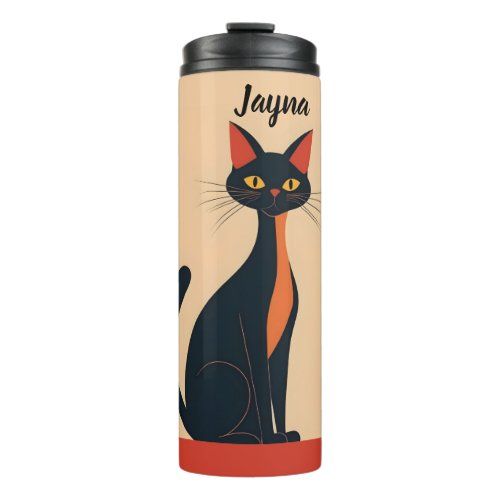 pop art black cat