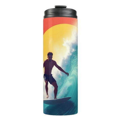 surfer at sunset