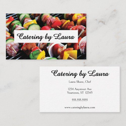 Catering Food Service Restaurant business card