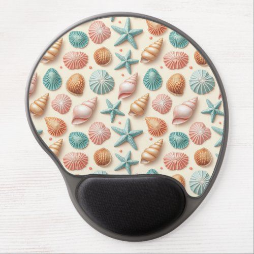 Shells Abundance gel mouse pad